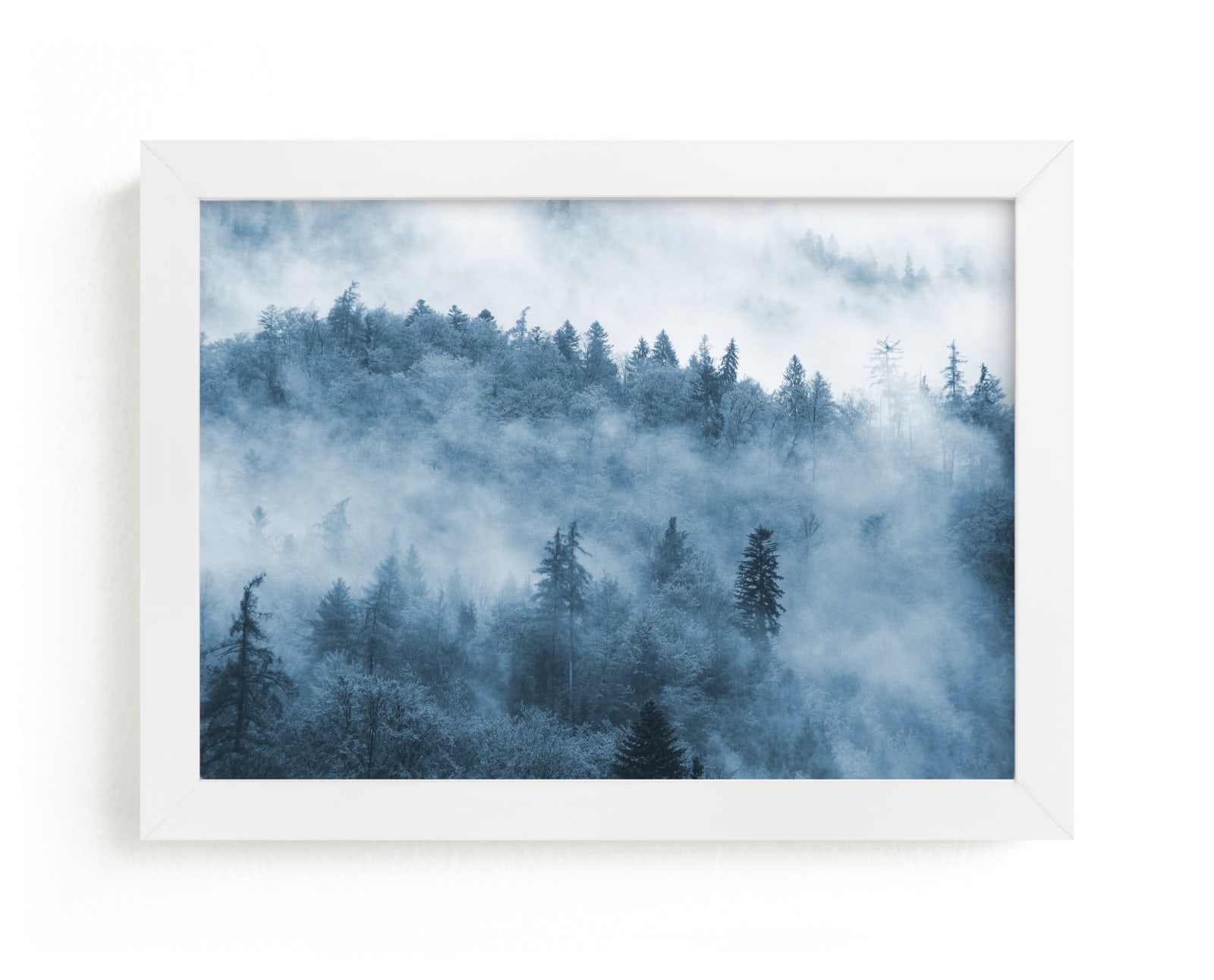 "misty forest" - Limited Edition Art Print by lulu and isabelle in beautiful frame options and a variety of sizes.