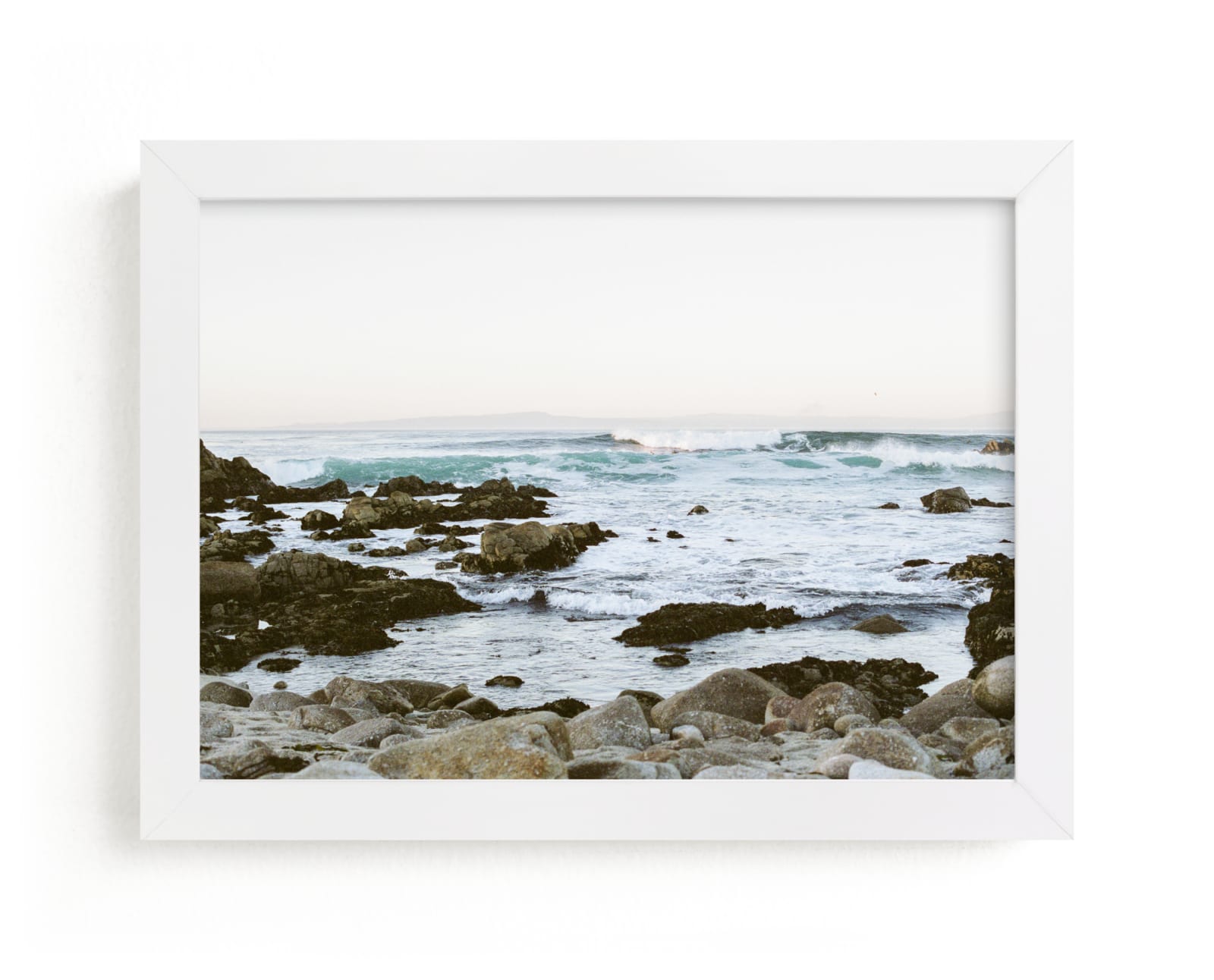 "Rocky Coast" - Limited Edition Art Print by Janel Galvez in beautiful frame options and a variety of sizes.