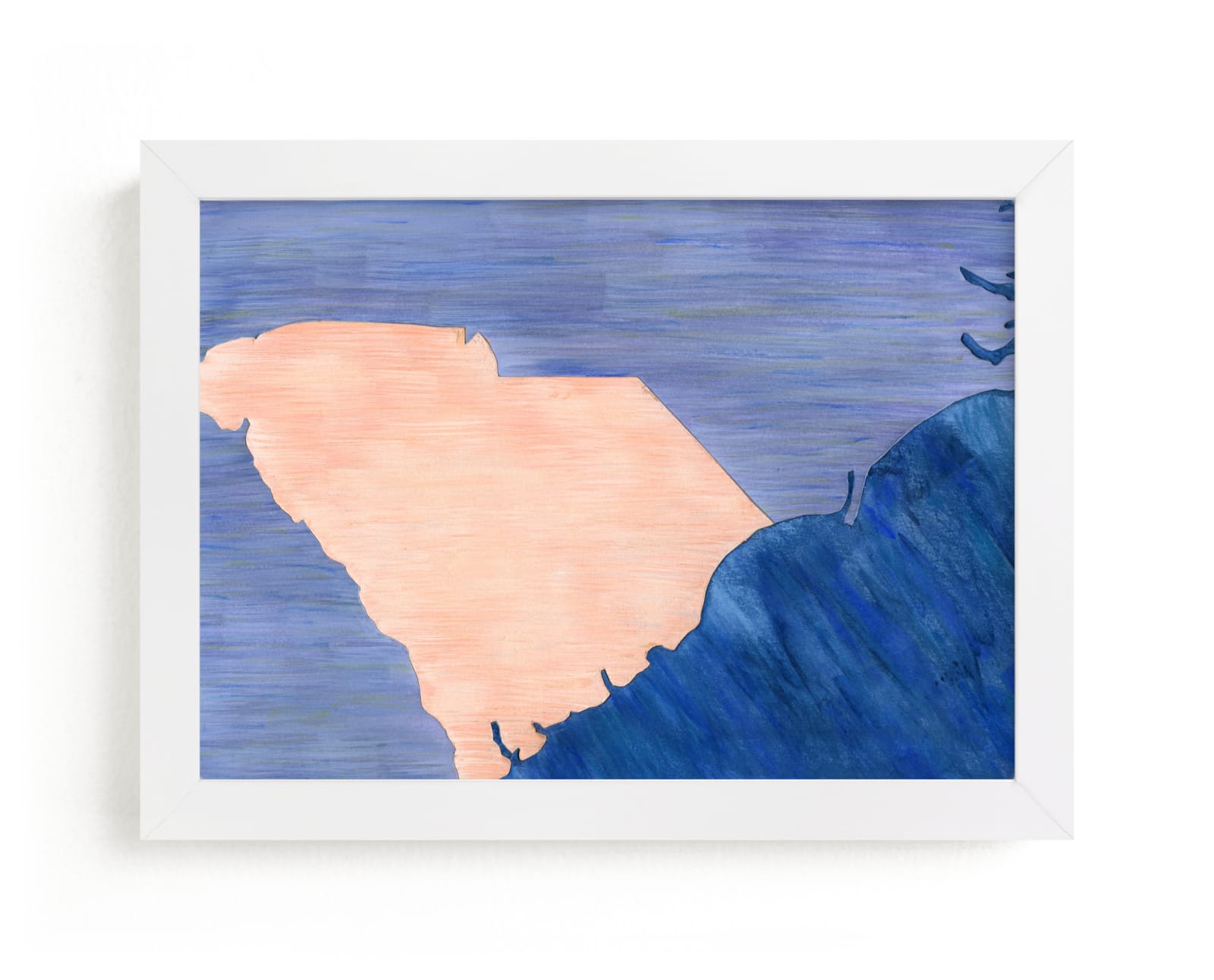 "South Carolina in Paint" - Limited Edition Art Print by Denise Wong in beautiful frame options and a variety of sizes.