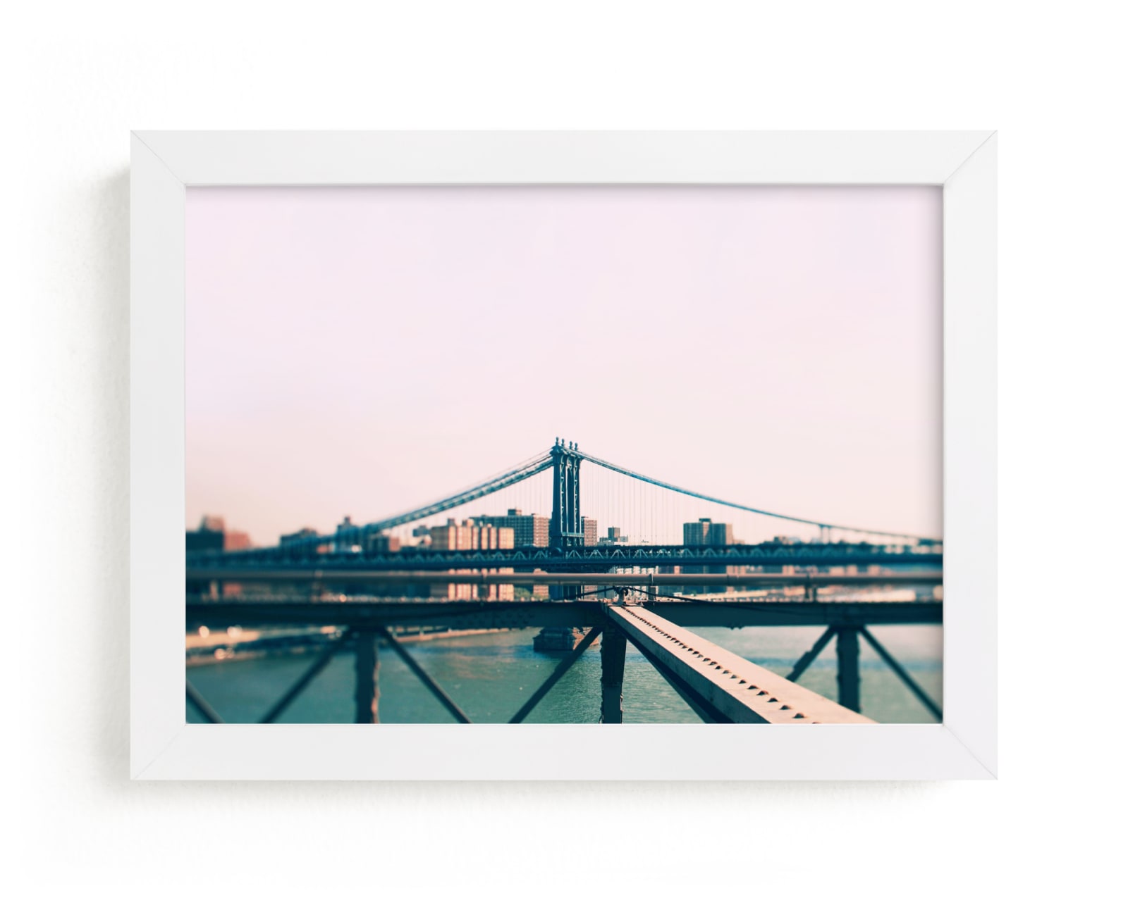 "Bridges Of New York #8" - Limited Edition Art Print by ALICIA BOCK in beautiful frame options and a variety of sizes.