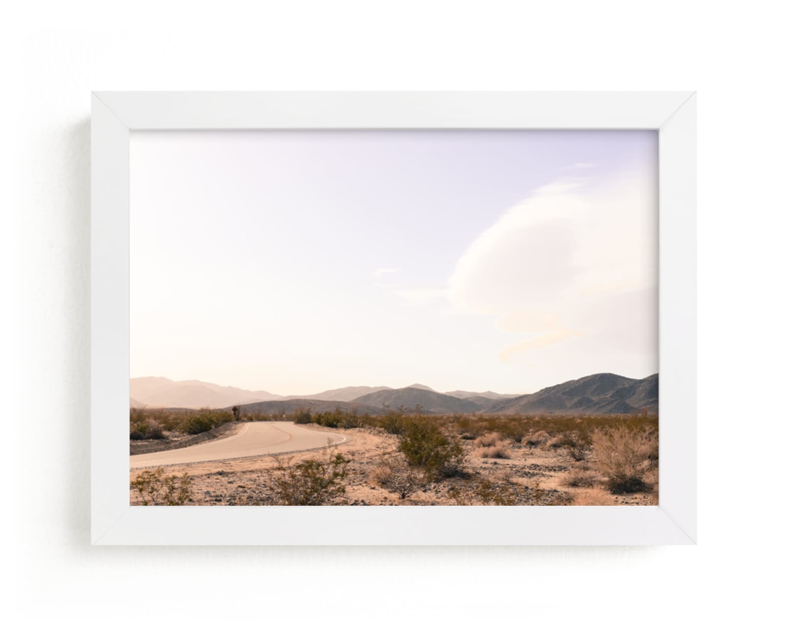 "Desert Road" - Limited Edition Art Print by Kitty Seeber in beautiful frame options and a variety of sizes.
