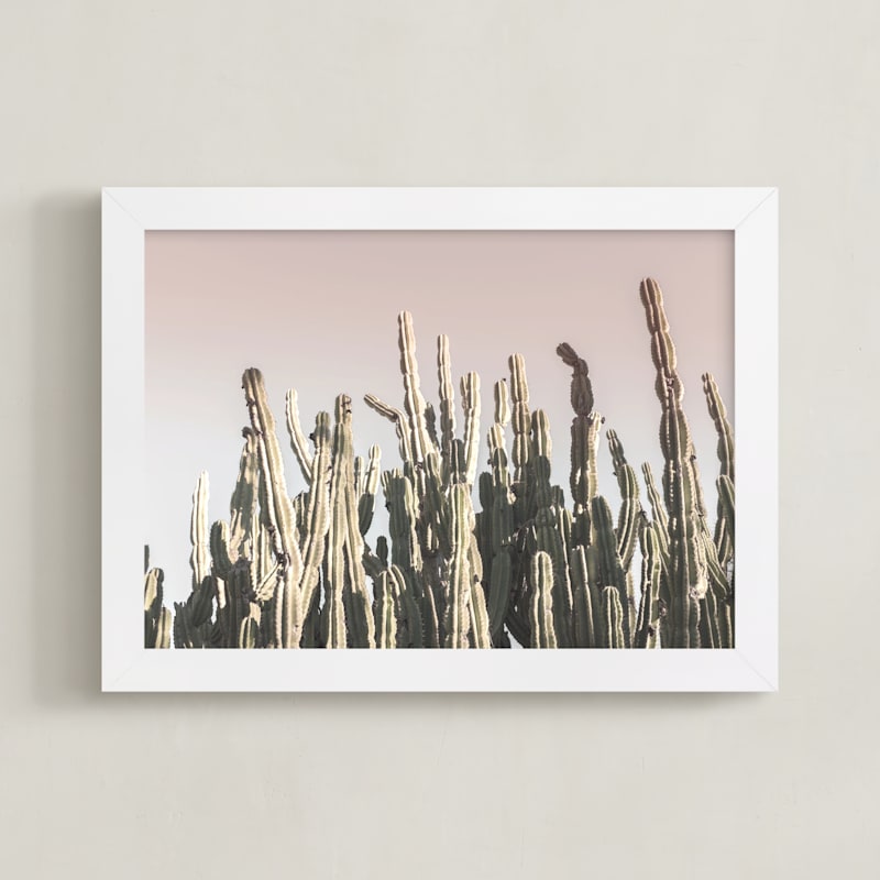 "Summer Cactus" - Limited Edition Art Print by Wilder California in beautiful frame options and a variety of sizes.
