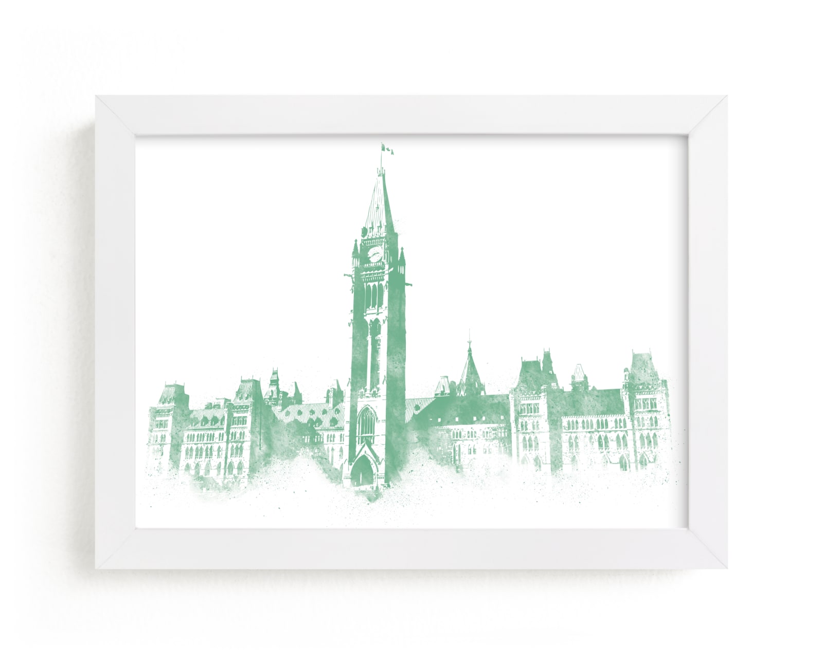 "Parliament Hill" - Limited Edition Art Print by Paul Berthelot in beautiful frame options and a variety of sizes.