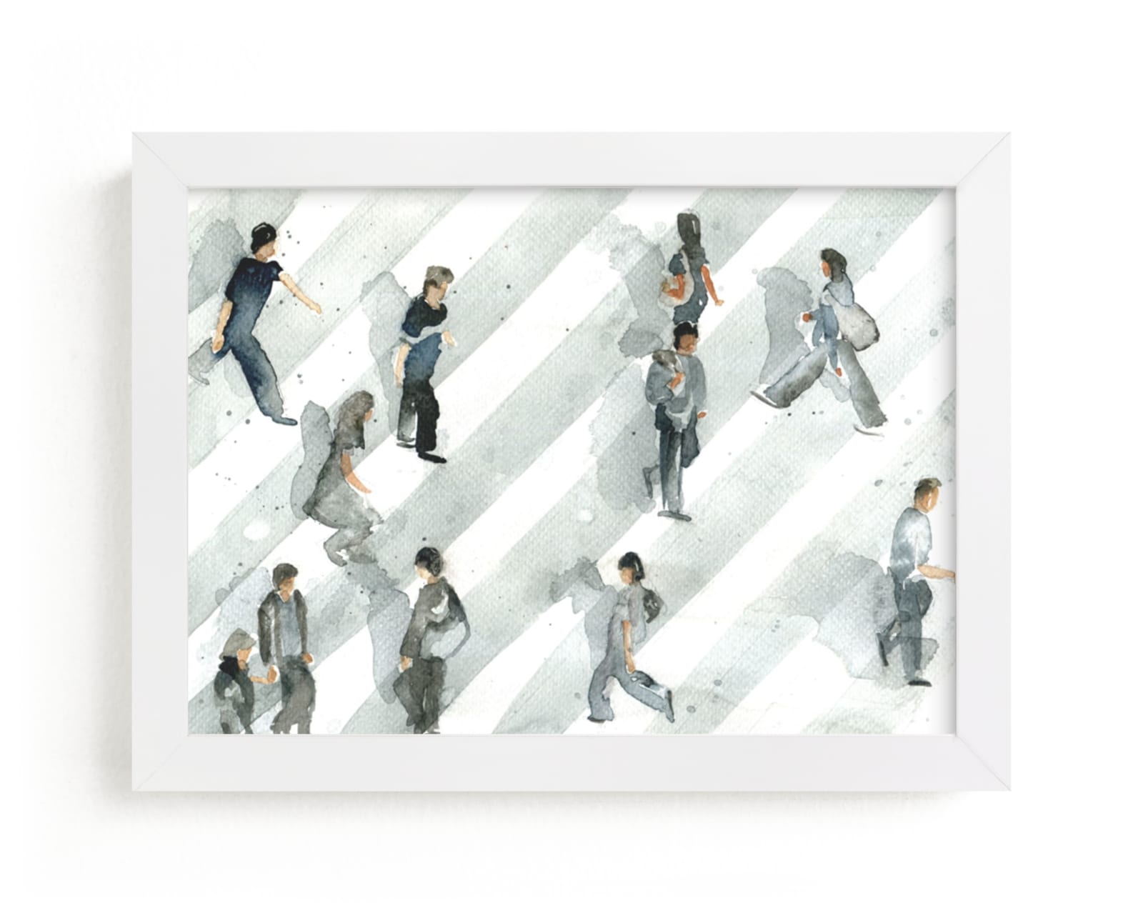 "Rush Hour" - Limited Edition Art Print by Lulaloo in beautiful frame options and a variety of sizes.