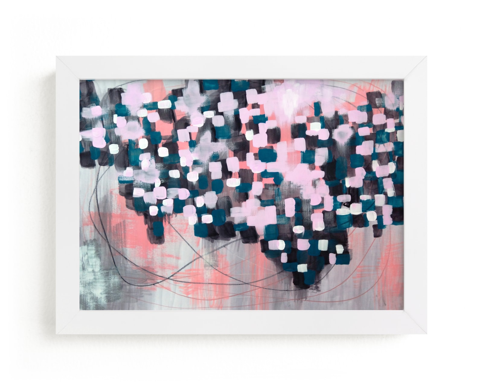 "Mapped" - Limited Edition Art Print by Denise Wong in beautiful frame options and a variety of sizes.