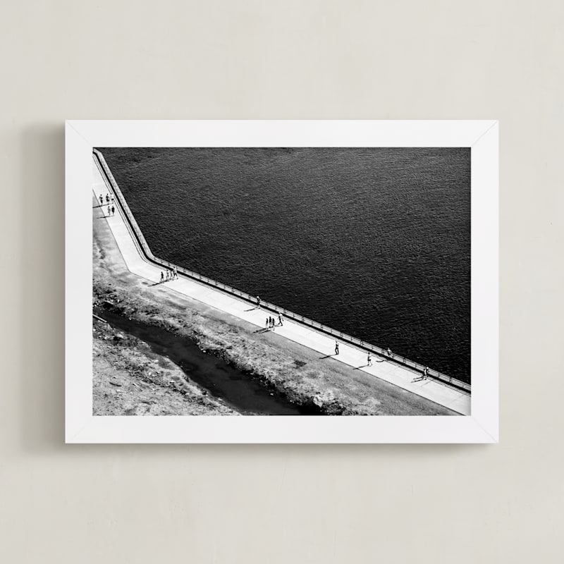 "Studies of negative" - Art Print in infinity black by Van Tsao - Framed