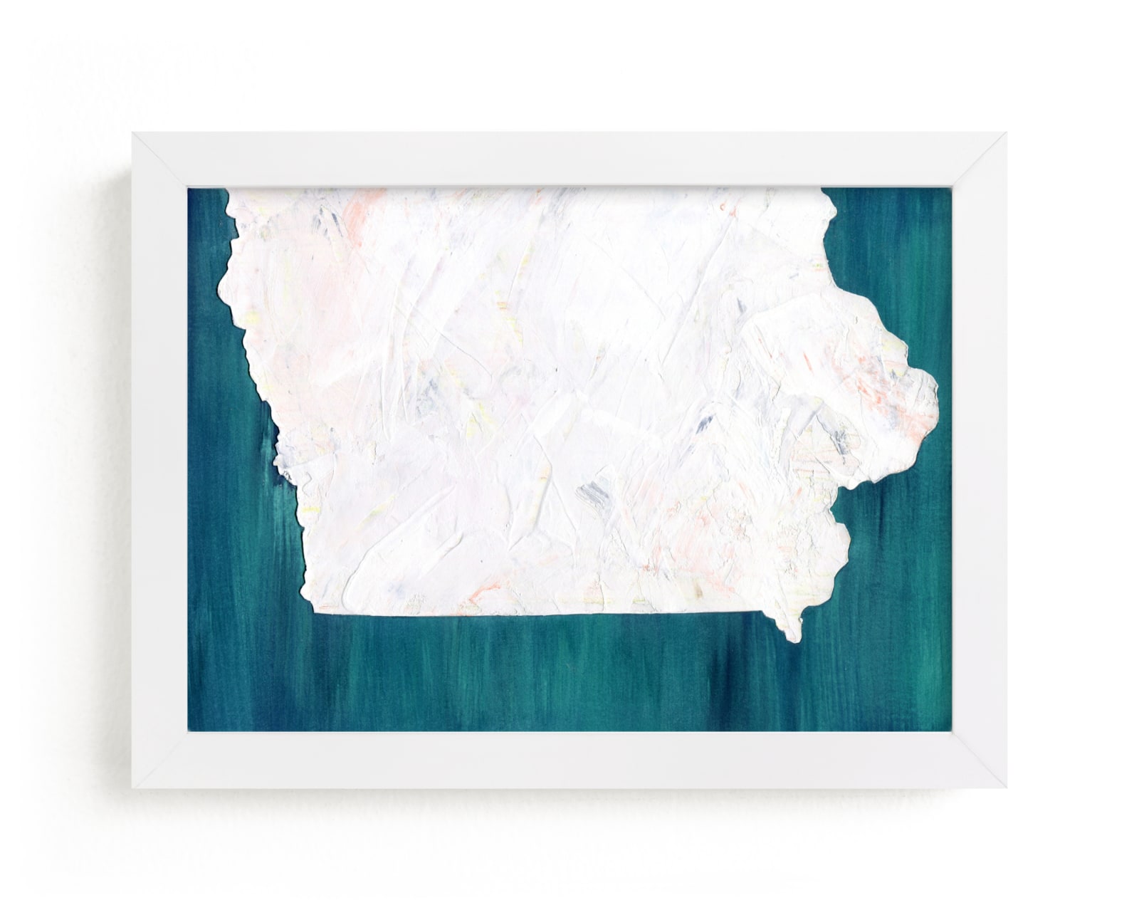 "Iowa in Paint" - Limited Edition Art Print by Denise Wong in beautiful frame options and a variety of sizes.
