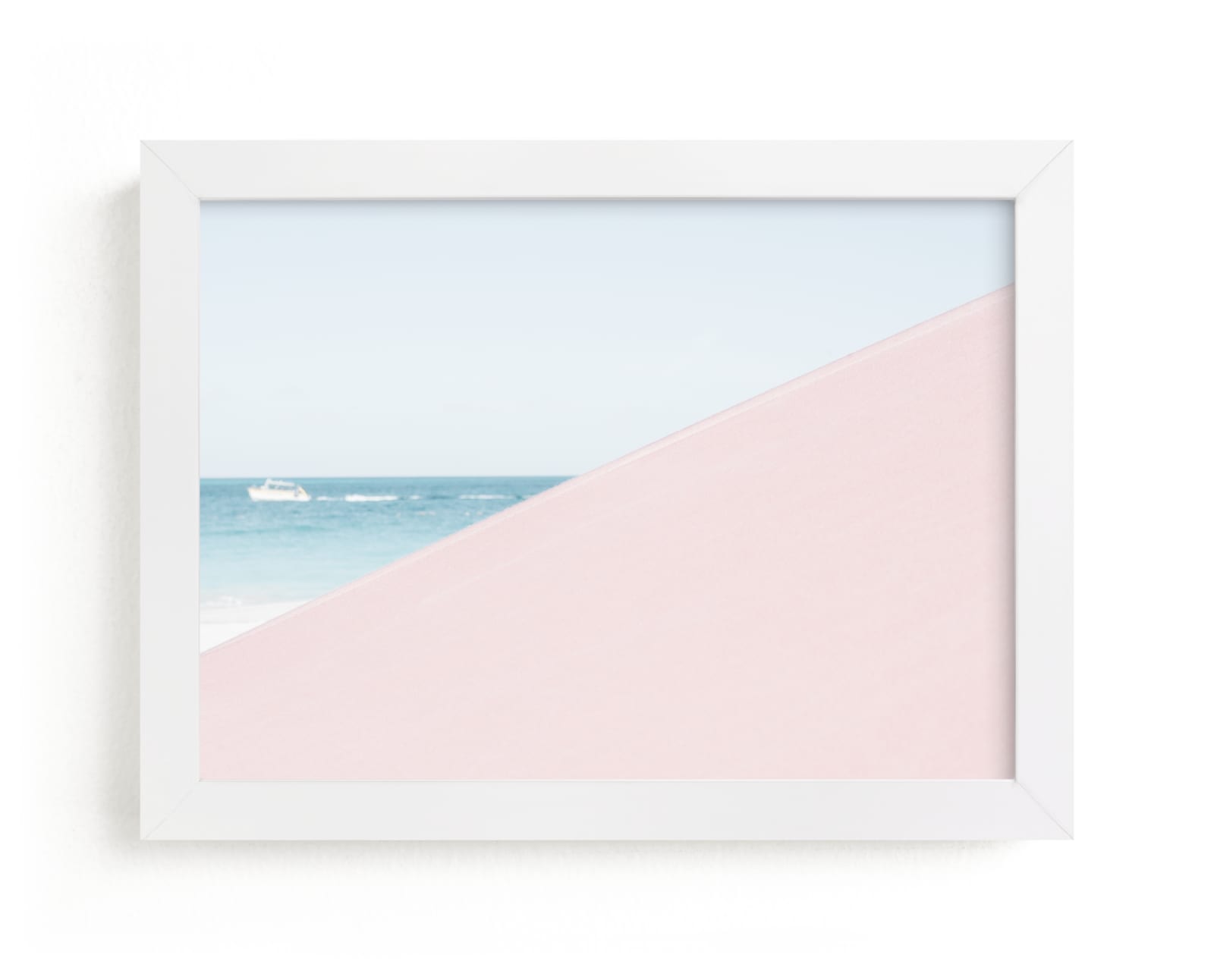 "Pink Umbrella" - Limited Edition Art Print by Kira Noel Oschipok in beautiful frame options and a variety of sizes.