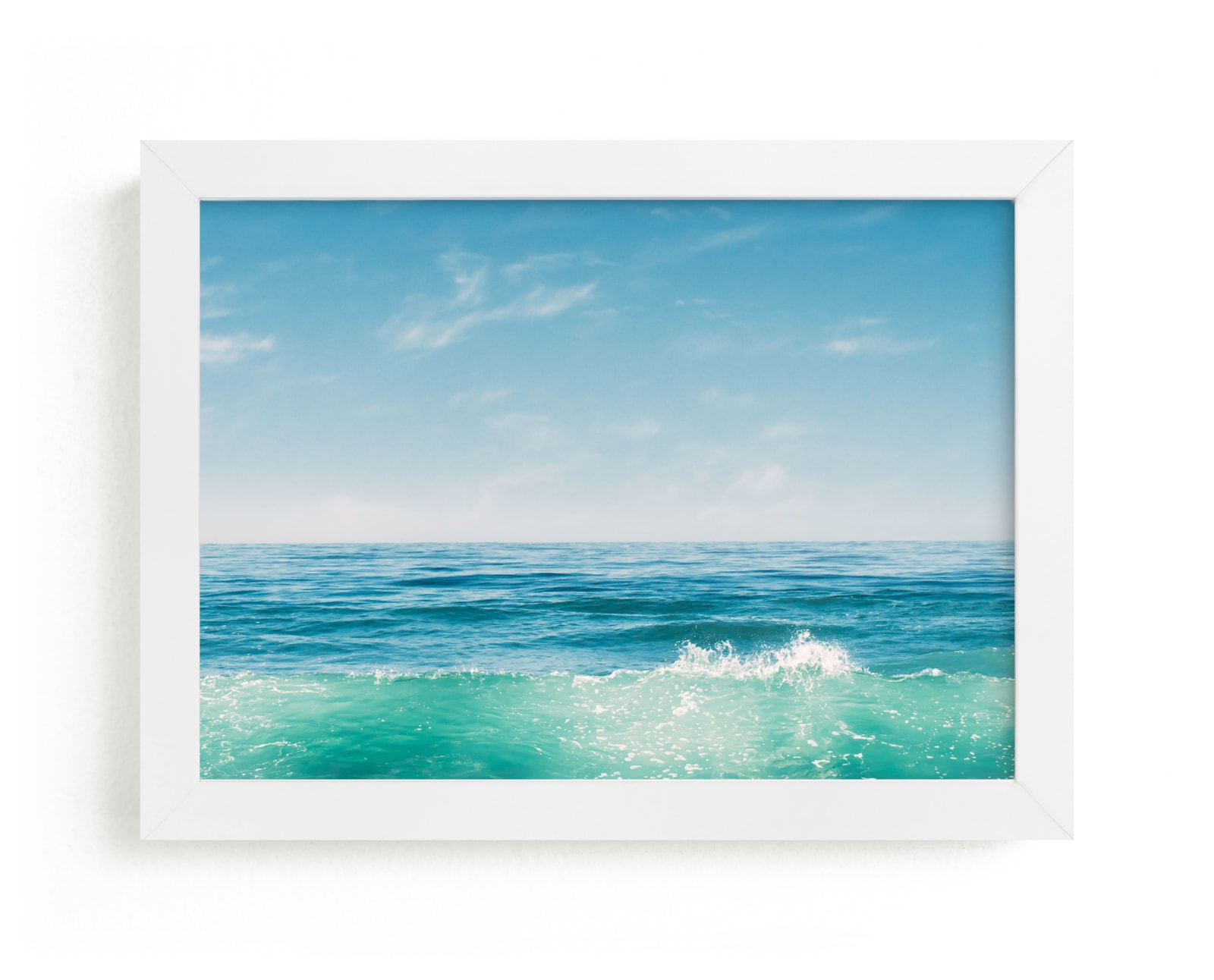 "Malibu Surf and Sky I" - Limited Edition Art Print by Kamala Nahas in beautiful frame options and a variety of sizes.