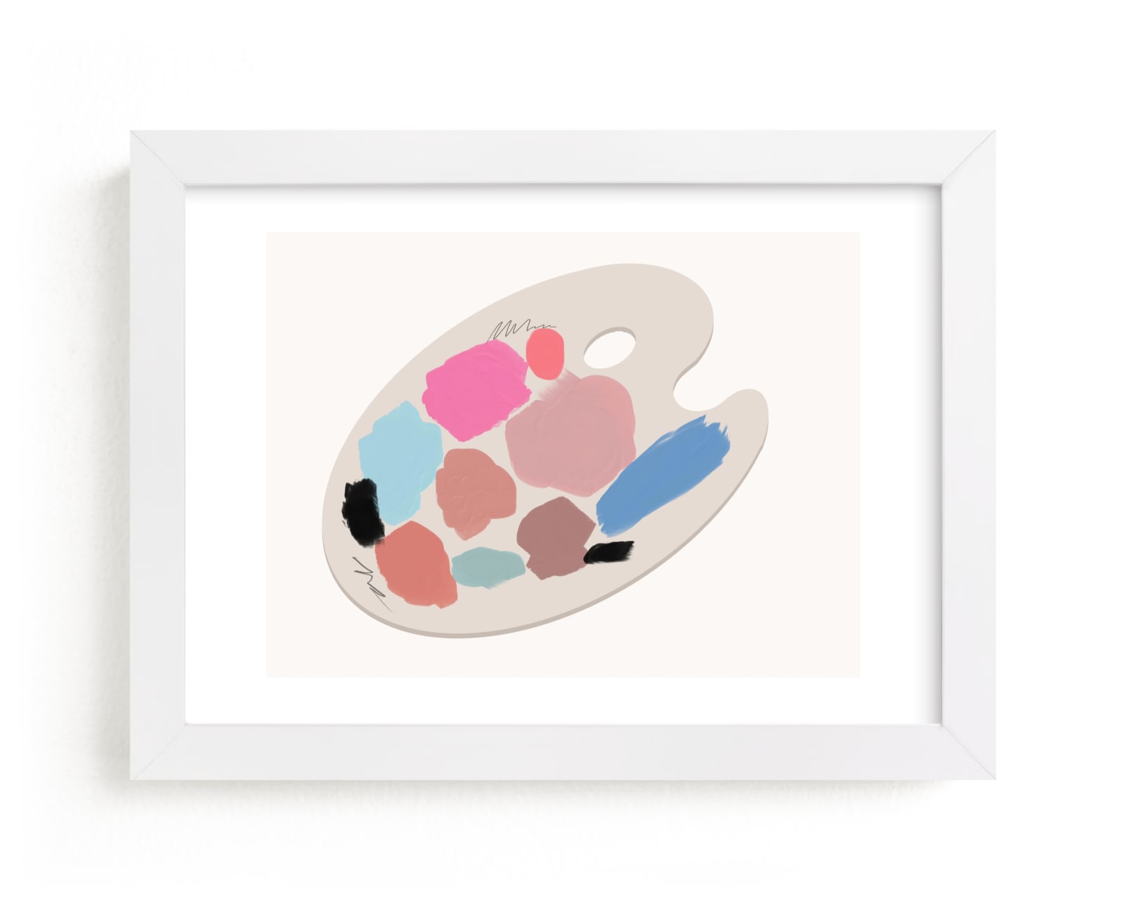 "painting rainbows" - Limited Edition Art Print by Maja Cunningham in beautiful frame options and a variety of sizes.