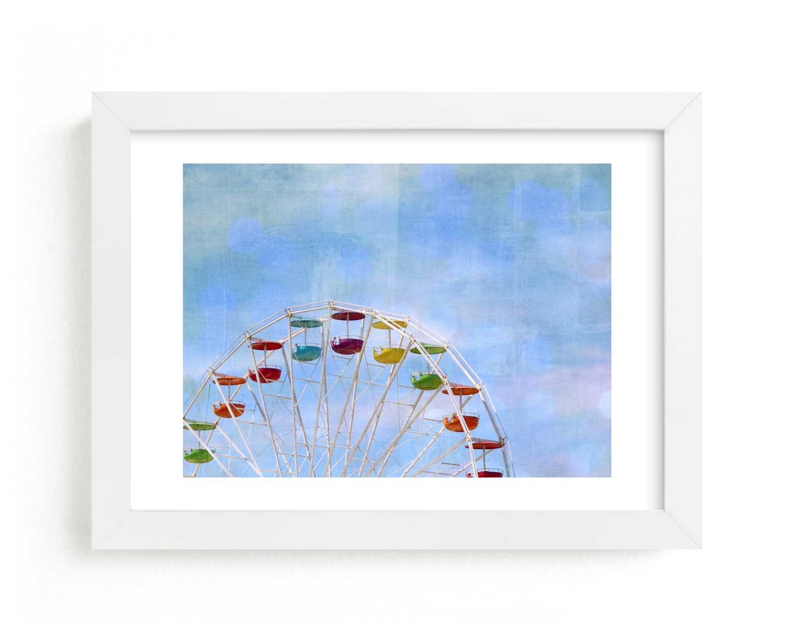 "Rainbow ride." - Limited Edition Art Print by Dawn Smith in beautiful frame options and a variety of sizes.