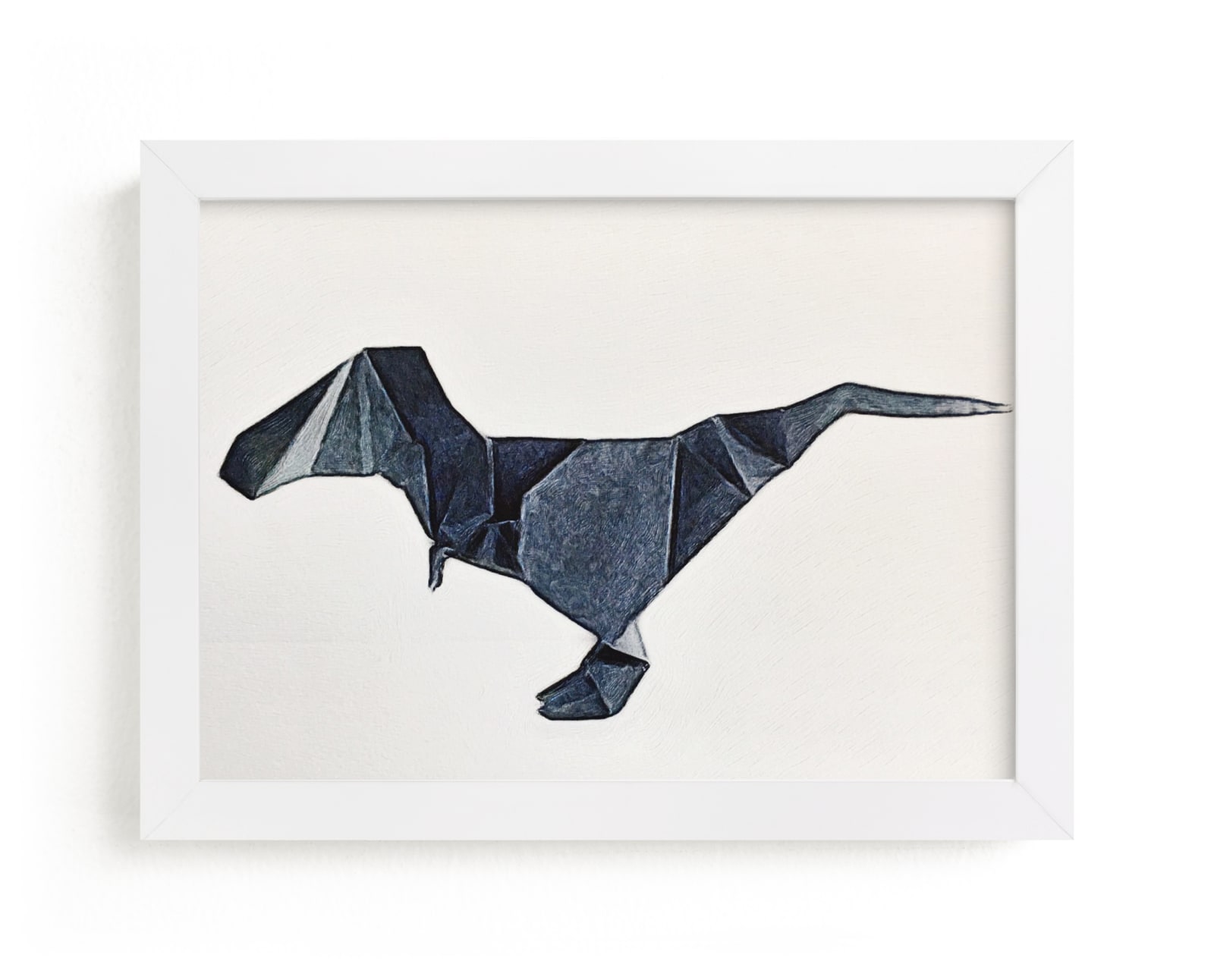 "Paper Animals: TRex" - Limited Edition Art Print by Maja Cunningham in beautiful frame options and a variety of sizes.