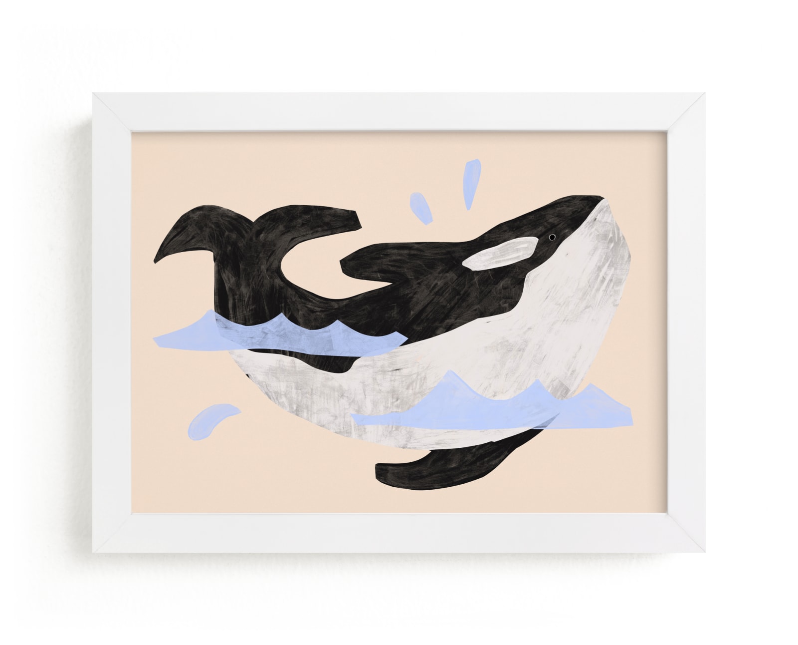 "Orca, where are you?" - Limited Edition Art Print by Inkblot Design in beautiful frame options and a variety of sizes.