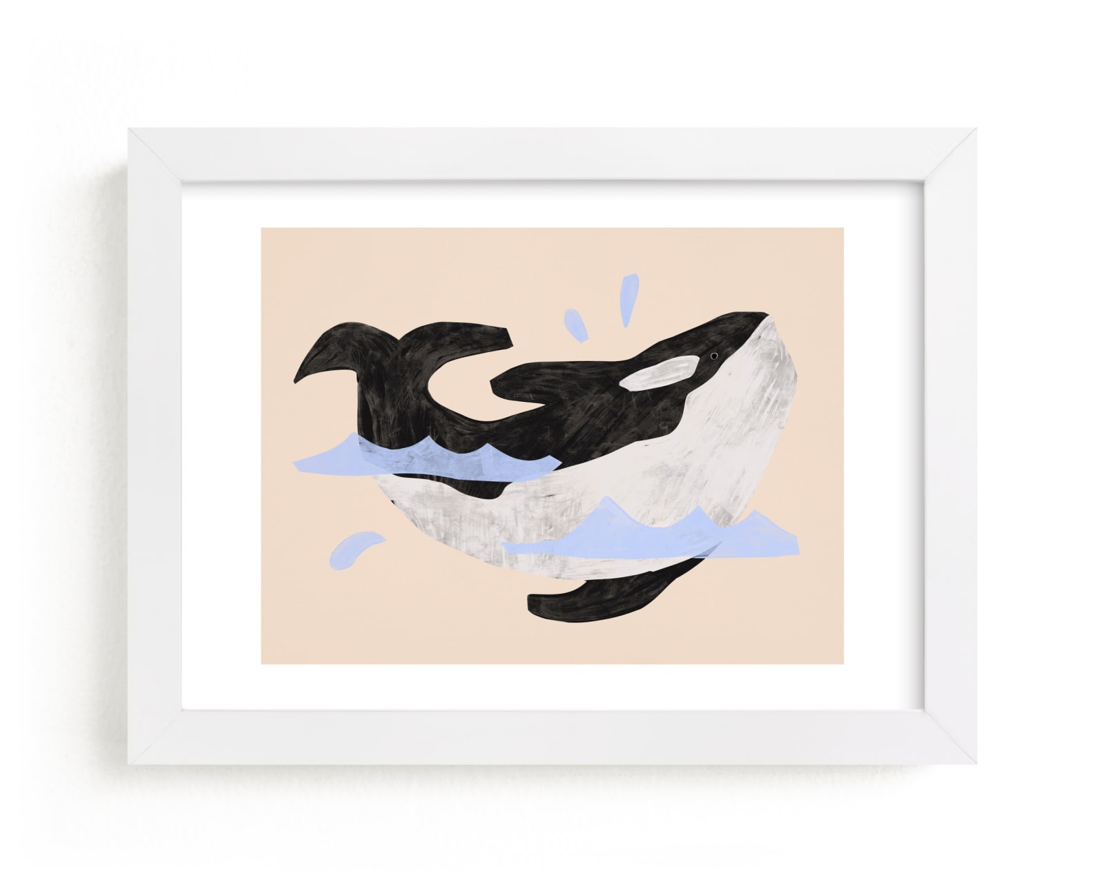 "Orca, where are you?" - Limited Edition Art Print by Inkblot Design in beautiful frame options and a variety of sizes.