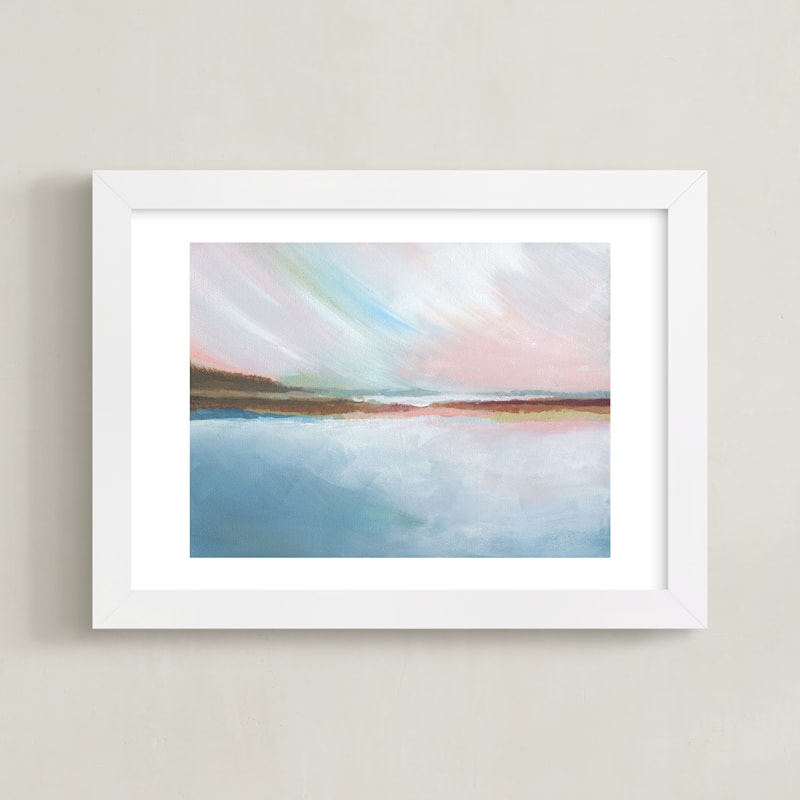 "Misty Bay" - Limited Edition Art Print by AlisonJerry in beautiful frame options and a variety of sizes.