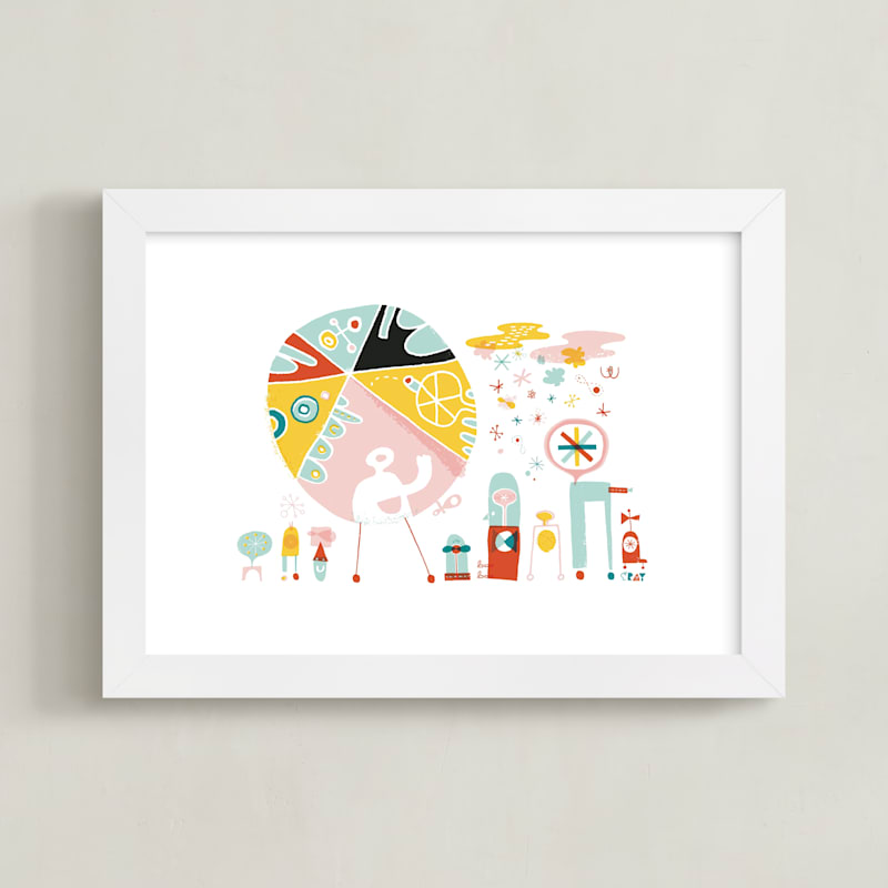 "Globetrotters" - Limited Edition Art Print by ERAY in beautiful frame options and a variety of sizes.