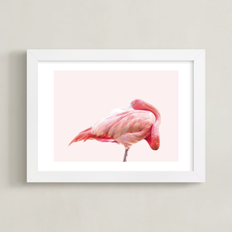 "PINK 3" - Limited Edition Art Print by Rega in beautiful frame options and a variety of sizes.