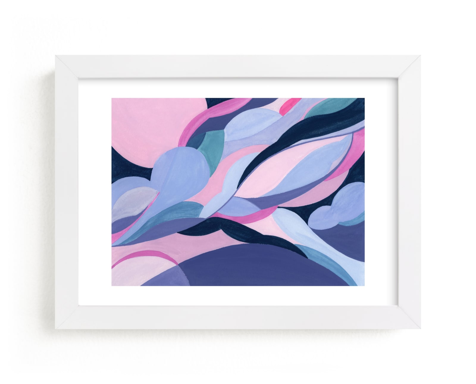 "Clouds and Flow" - Limited Edition Art Print by Eunmee Studio in beautiful frame options and a variety of sizes.