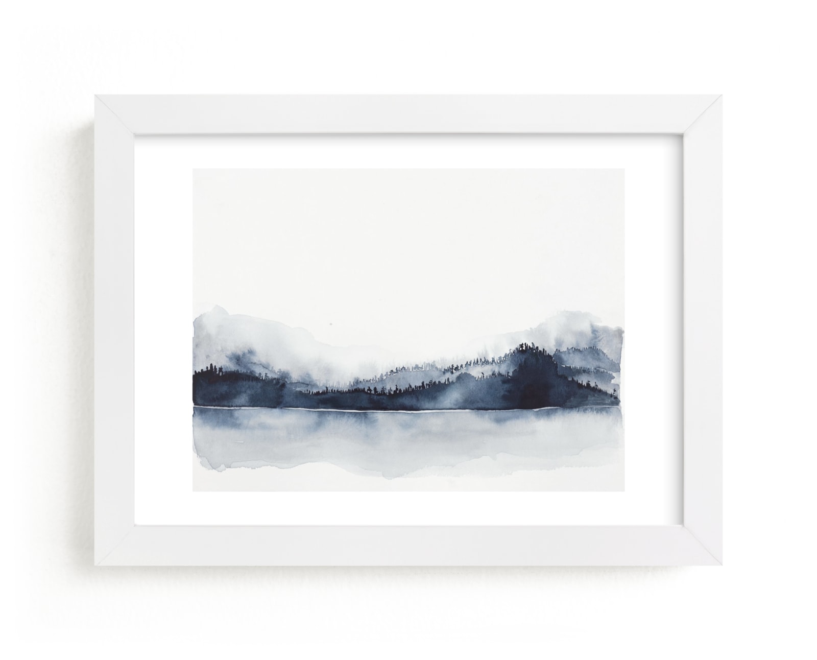 "Alaska from Sea" - Limited Edition Art Print by Kelsey McNatt in beautiful frame options and a variety of sizes.