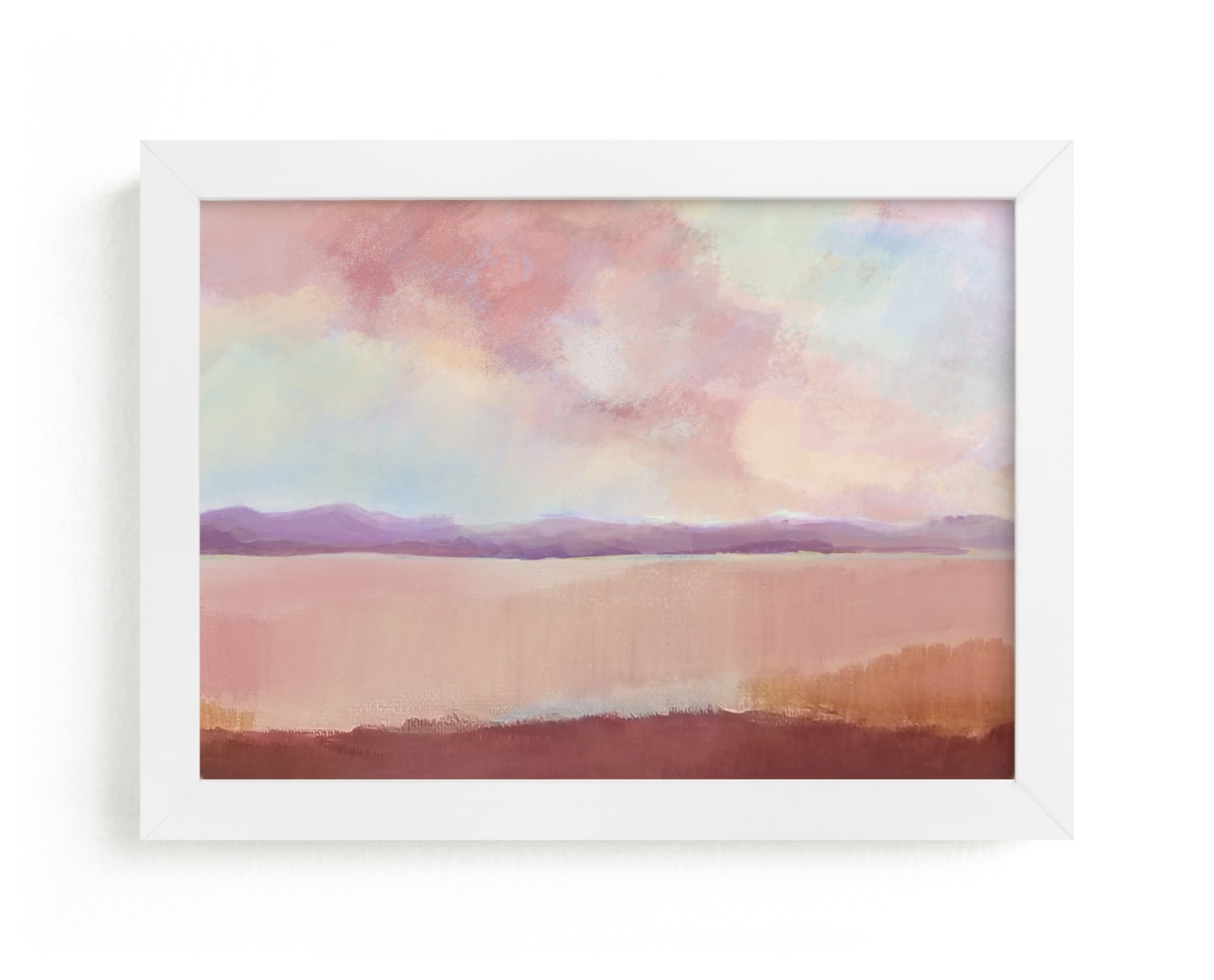 "Coral Desert" - Limited Edition Art Print by AlisonJerry in beautiful frame options and a variety of sizes.