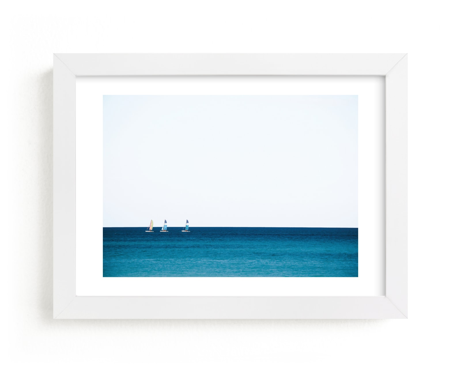 "Little Sailors" - Limited Edition Art Print by lulu and isabelle in beautiful frame options and a variety of sizes.