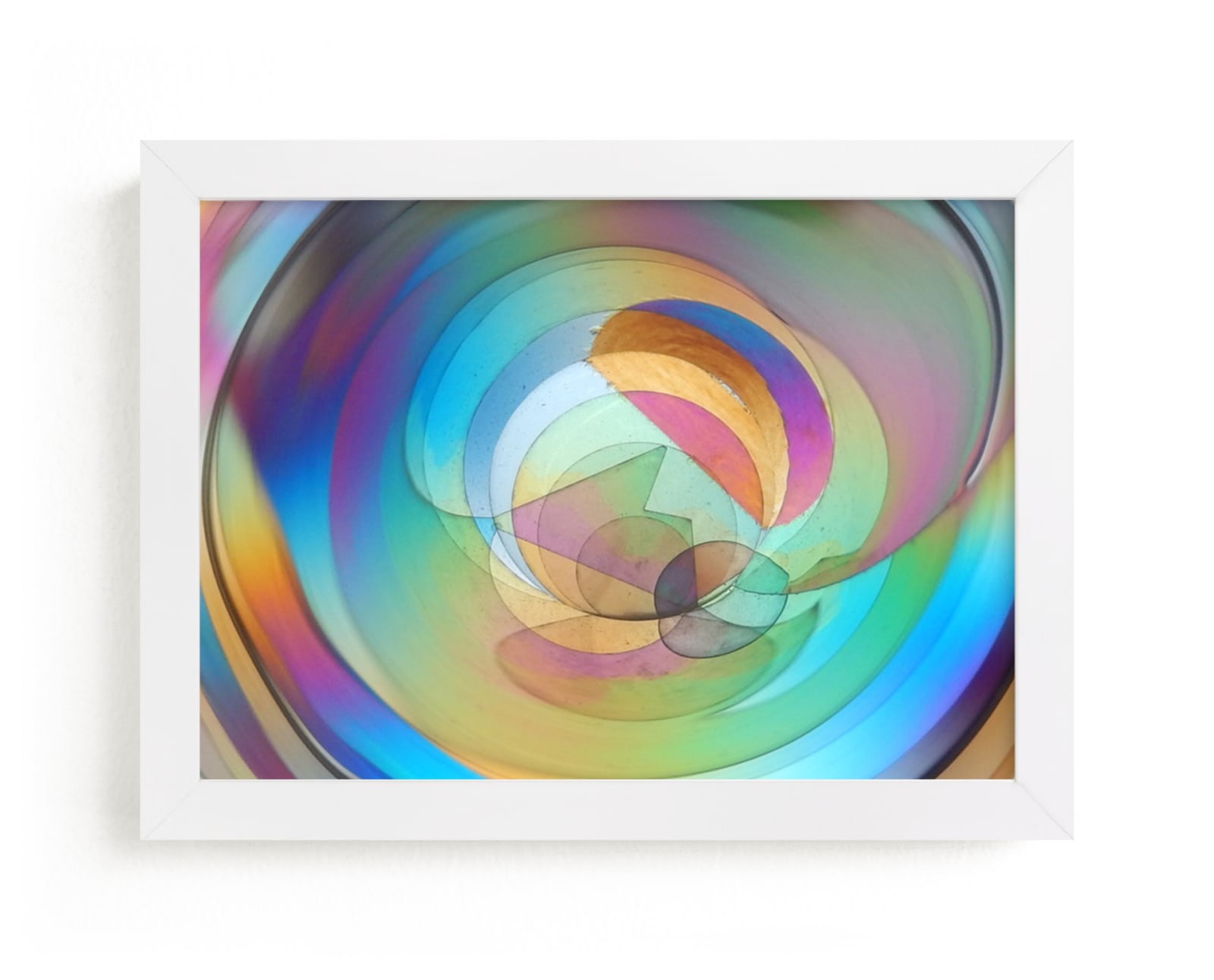 "Rainbow Prism 1" - Art Print by Jan Kessel in beautiful frame options and a variety of sizes.