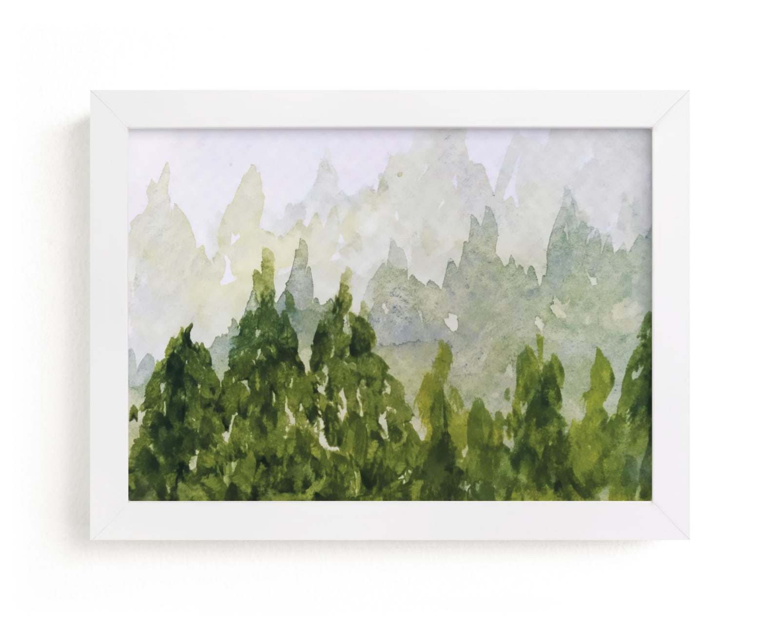 "Towering Tree Tops" - Art Print by Roopali in beautiful frame options and a variety of sizes.
