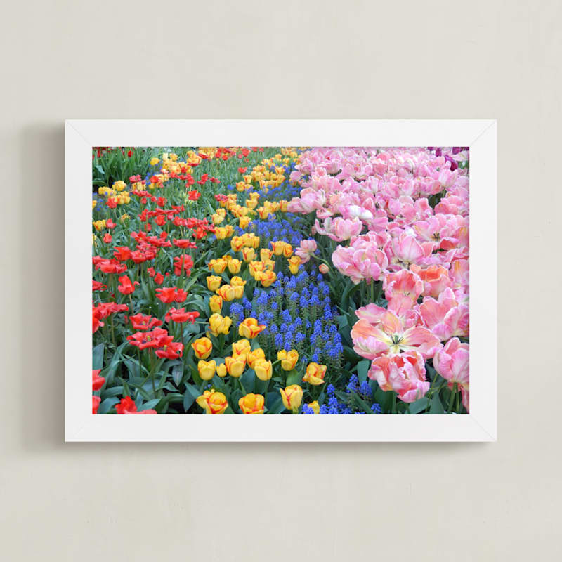 "Pretty Garden 2" - Art Print by Jan Kessel in beautiful frame options and a variety of sizes.