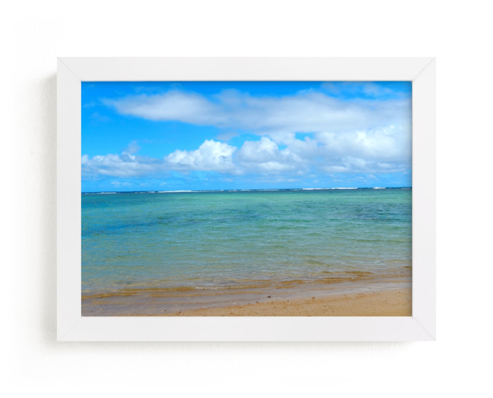 "Calm Hawaii" - Art Print by Jan Kessel in beautiful frame options and a variety of sizes.
