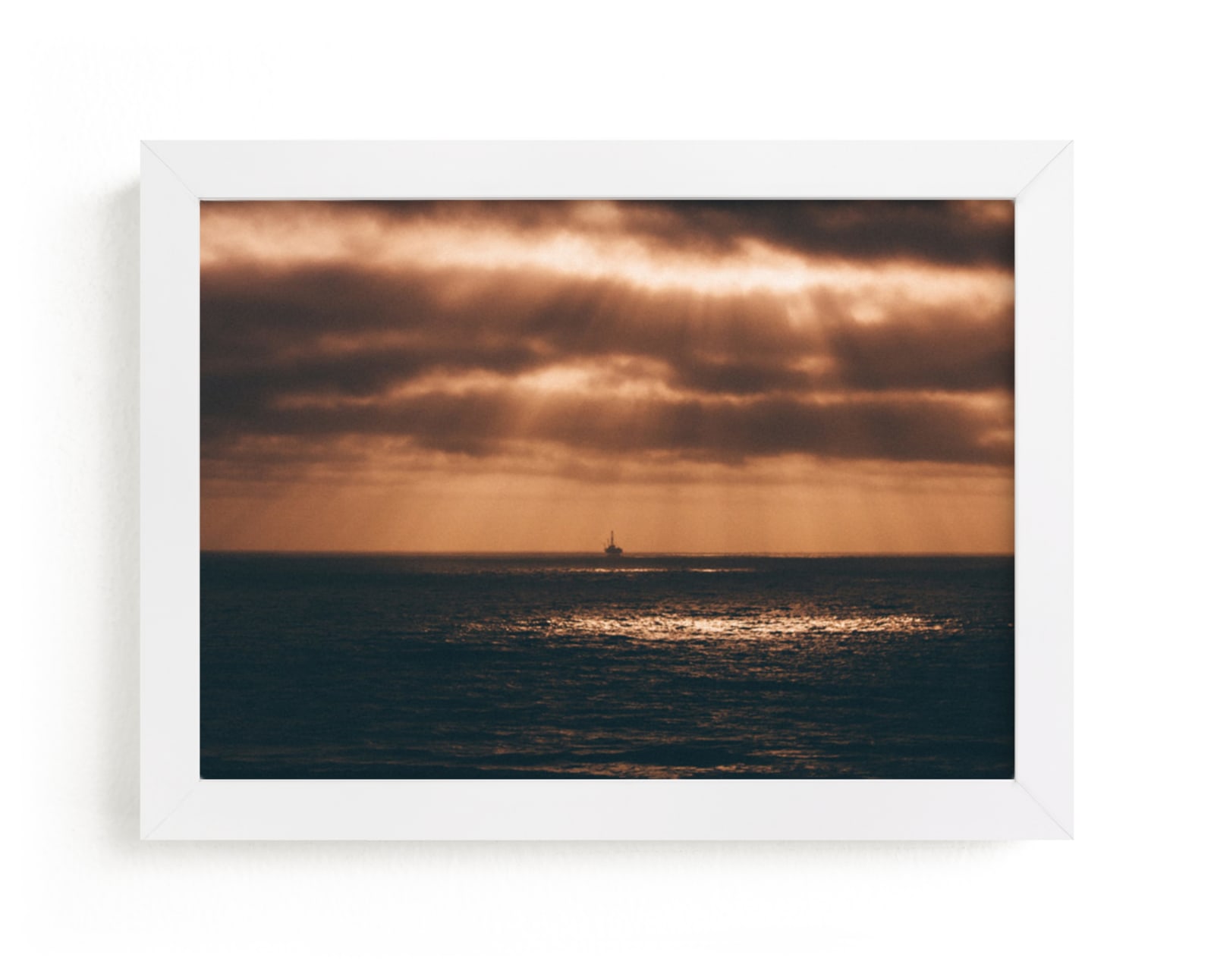 "A Sail and the Sea" - Art Print by Kate Baird in beautiful frame options and a variety of sizes.