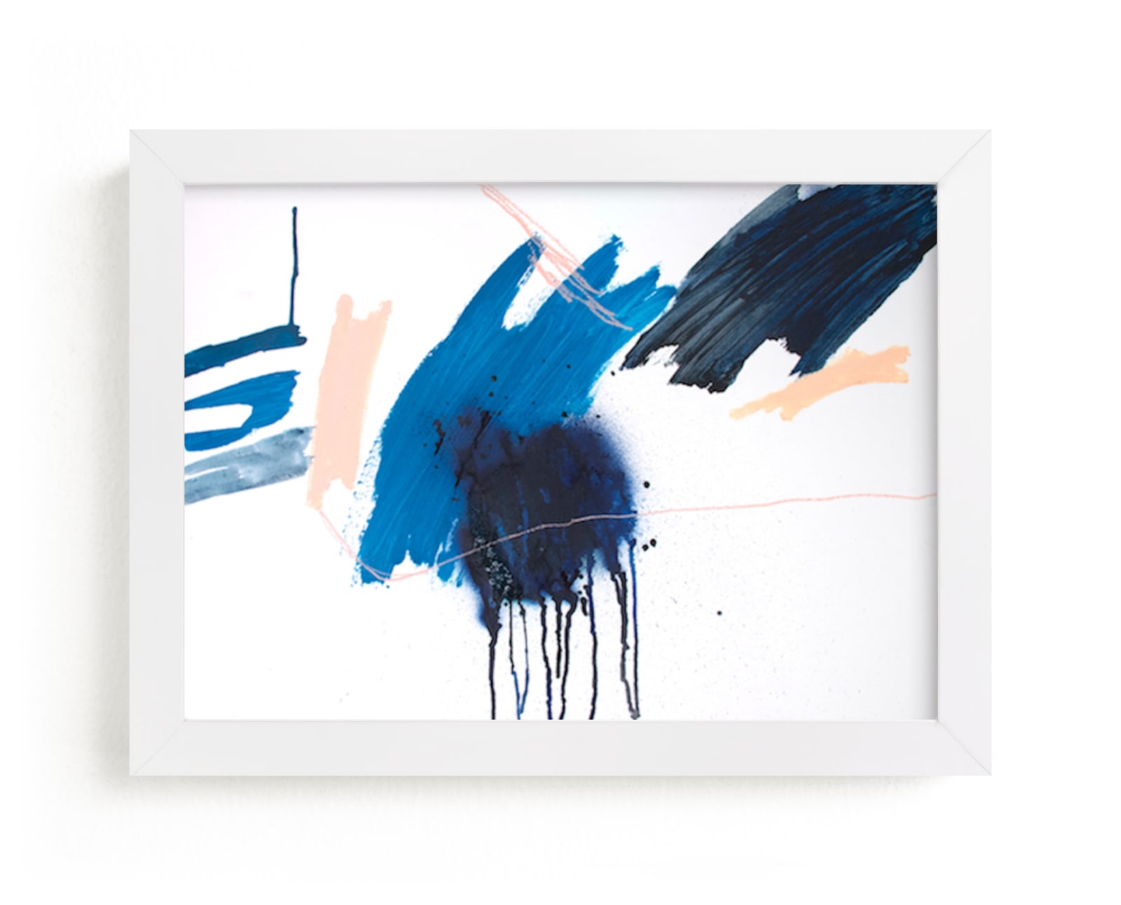 "Untitled Blues" - Art Print by Lauren Packard in beautiful frame options and a variety of sizes.