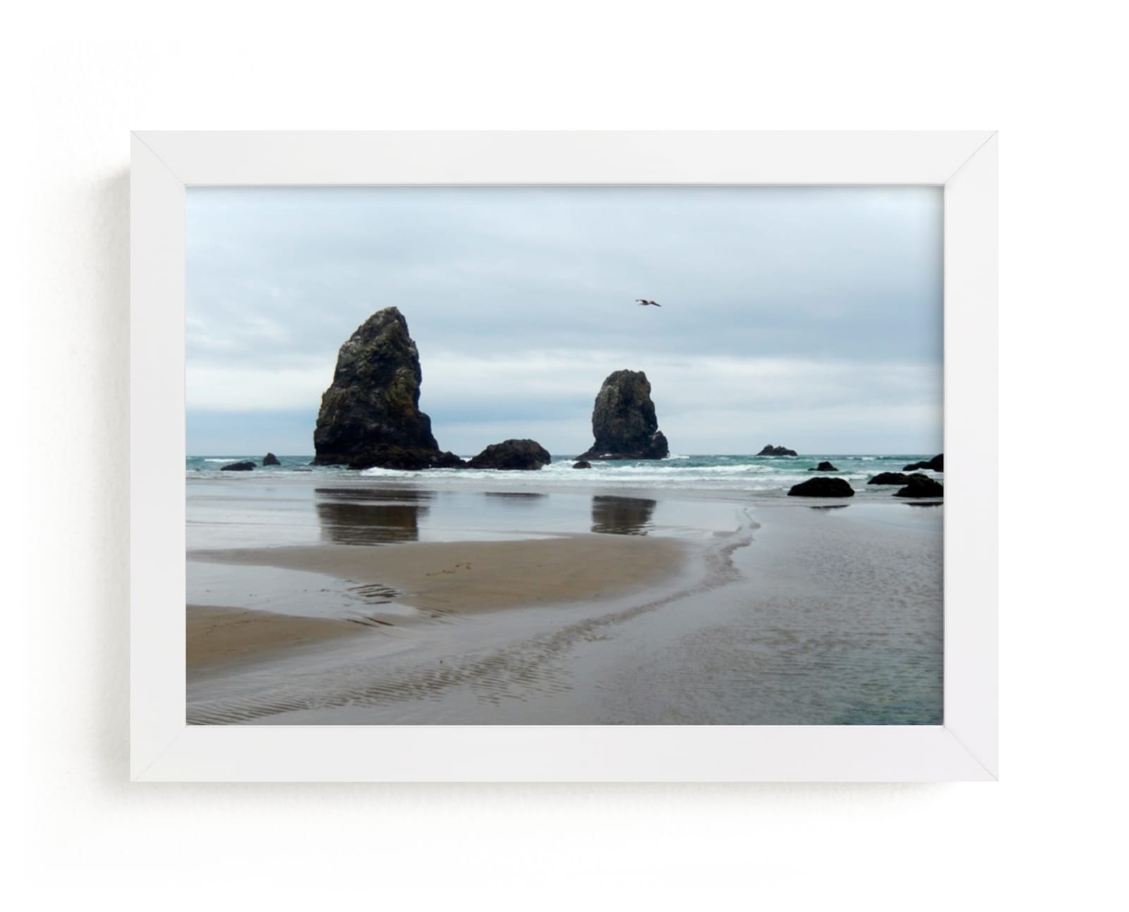 "Oregon Coast Seastacks" - Art Print by Jan Kessel in beautiful frame options and a variety of sizes.