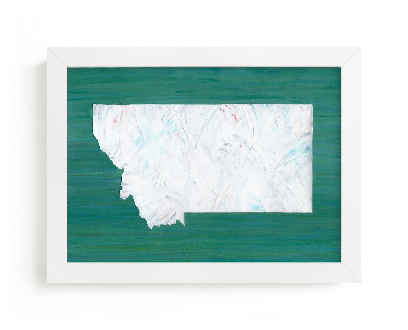 "Montana in Paint" - Art Print by Denise Wong in beautiful frame options and a variety of sizes.