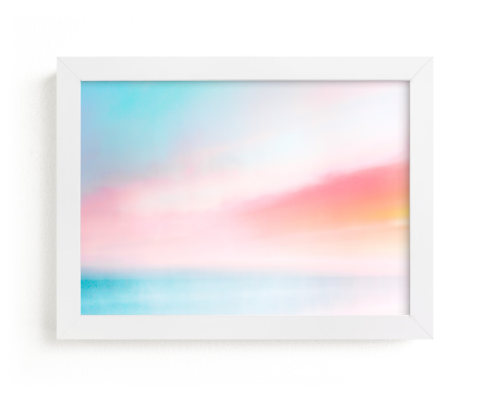 "SoCal Sorbet Abstract" - Art Print by Kamala Nahas in beautiful frame options and a variety of sizes.