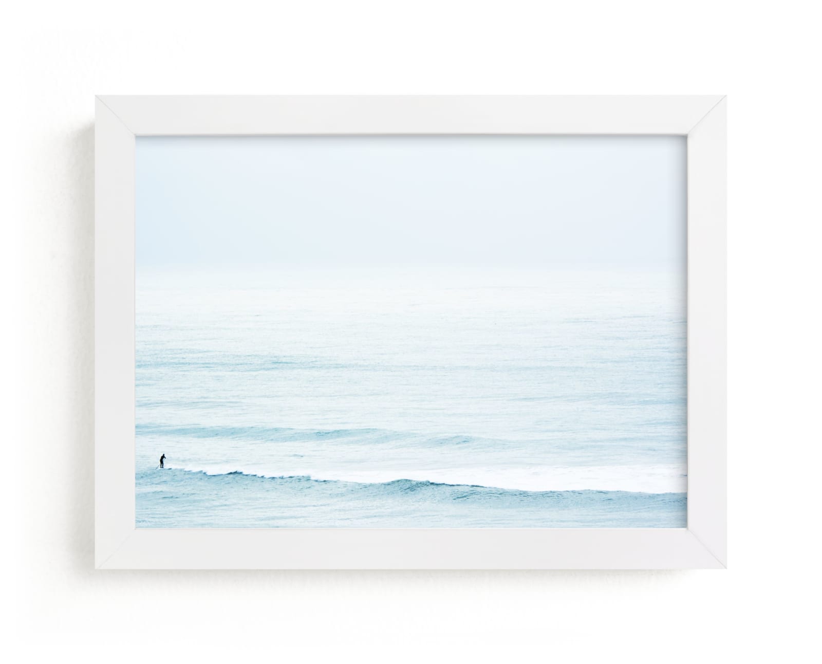 "Winter Surfing III" - Art Print by Tal Paz-Fridman in beautiful frame options and a variety of sizes.