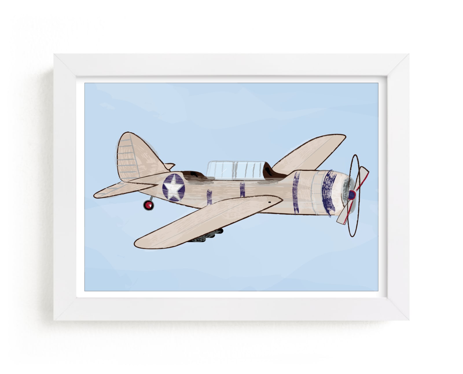 "Aviation Airplane 3" - Art Print by Rebecca Marchese in beautiful frame options and a variety of sizes.