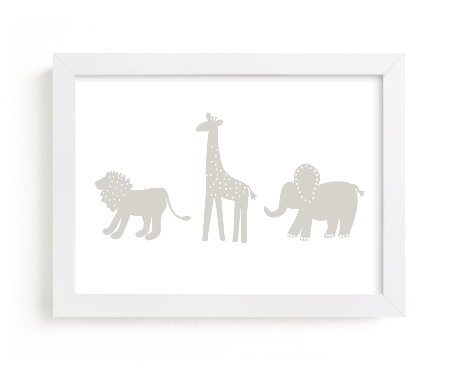 "Animal Land" - Art Print by Jennifer Holbrook in beautiful frame options and a variety of sizes.