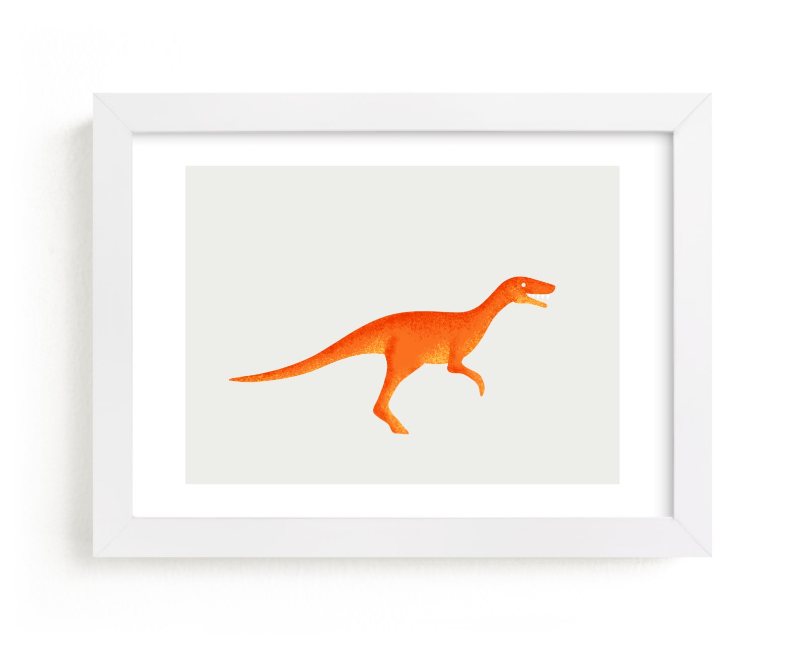 "Dinosaur Herrerasaurus" - Art Print by Ashley Presutti Beasley in beautiful frame options and a variety of sizes.