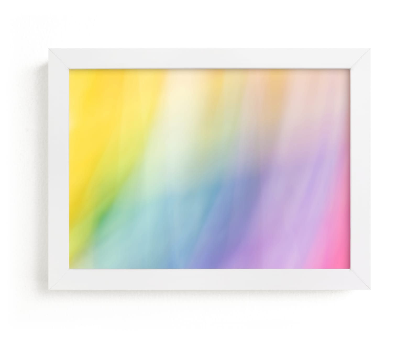 "Rainbow Tulle 03" - Art Print by Laura Hamm in beautiful frame options and a variety of sizes.