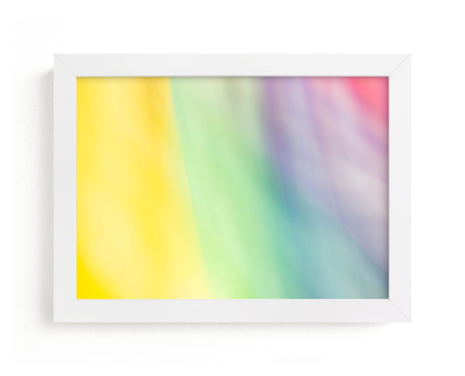 "Rainbow Tulle 04" - Art Print by Laura Hamm in beautiful frame options and a variety of sizes.