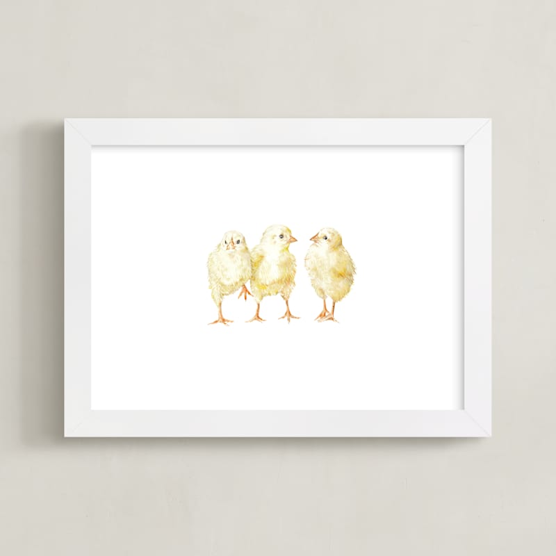 Watercolor Baby Chicks