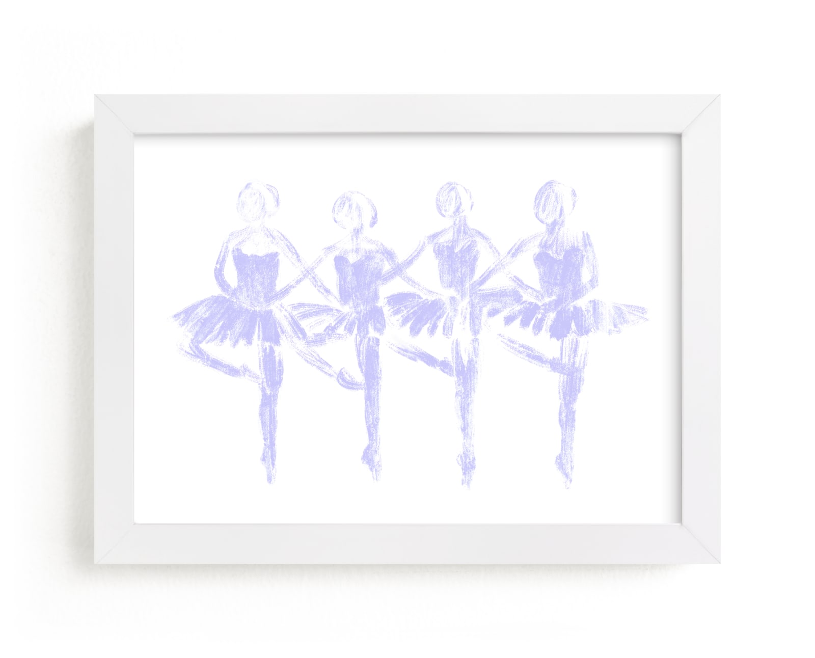 "Les Cygnets - custom color request" - Art Print by Leanne Friedberg in beautiful frame options and a variety of sizes.