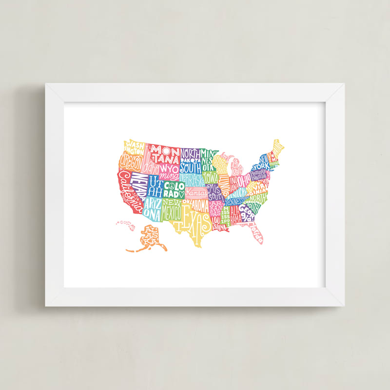 United States Typography Map