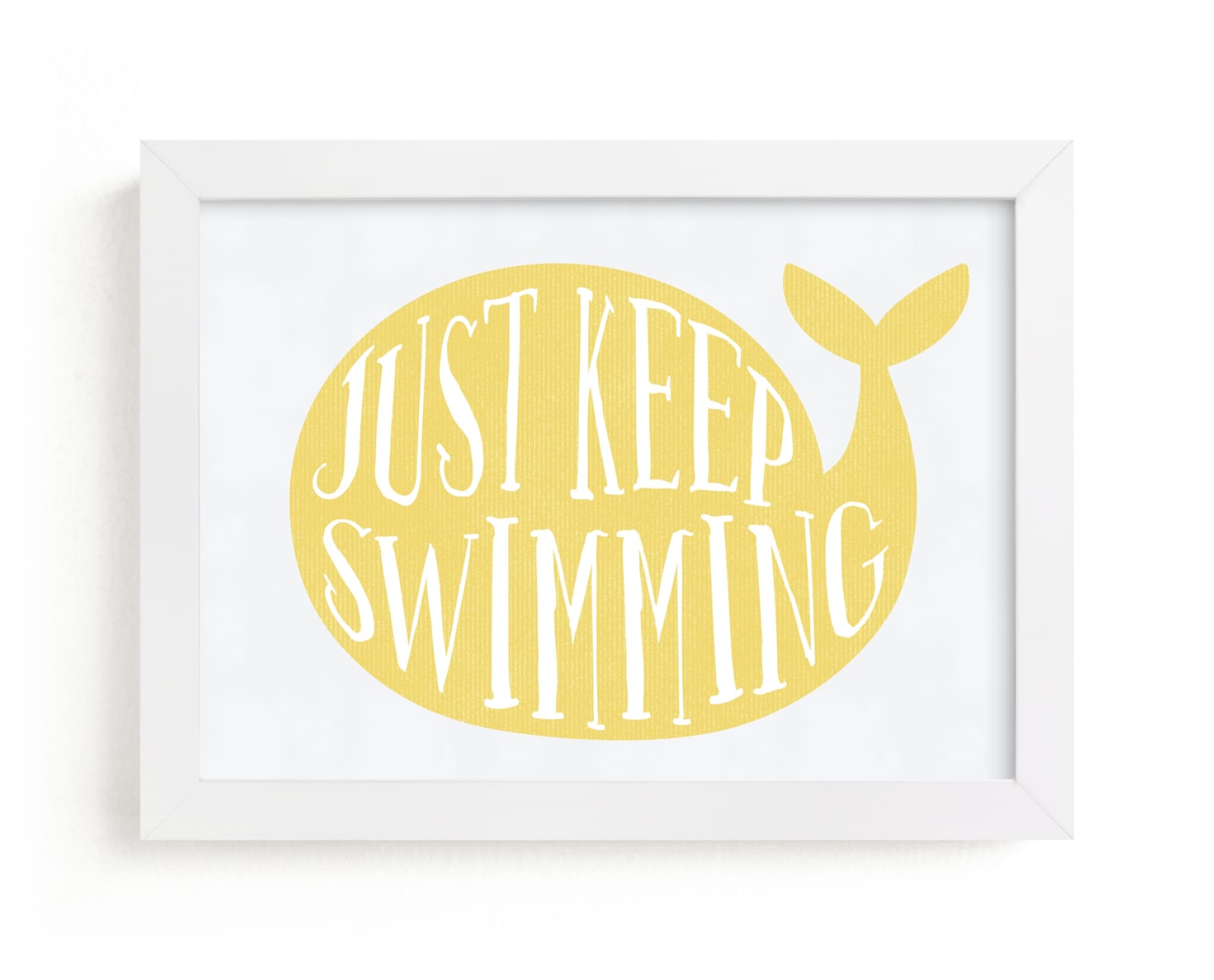 "Keep Swimming" - Art Print by Johanna Phillips Huuva in beautiful frame options and a variety of sizes.