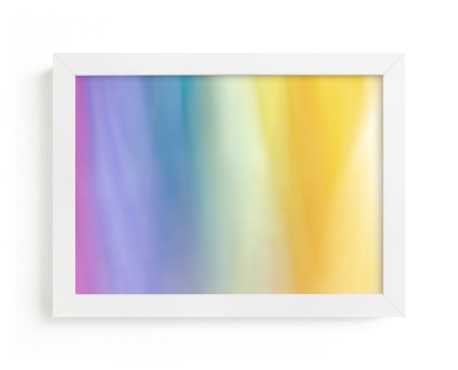 "Rainbow Tulle 01" - Art Print by Laura Hamm in beautiful frame options and a variety of sizes.