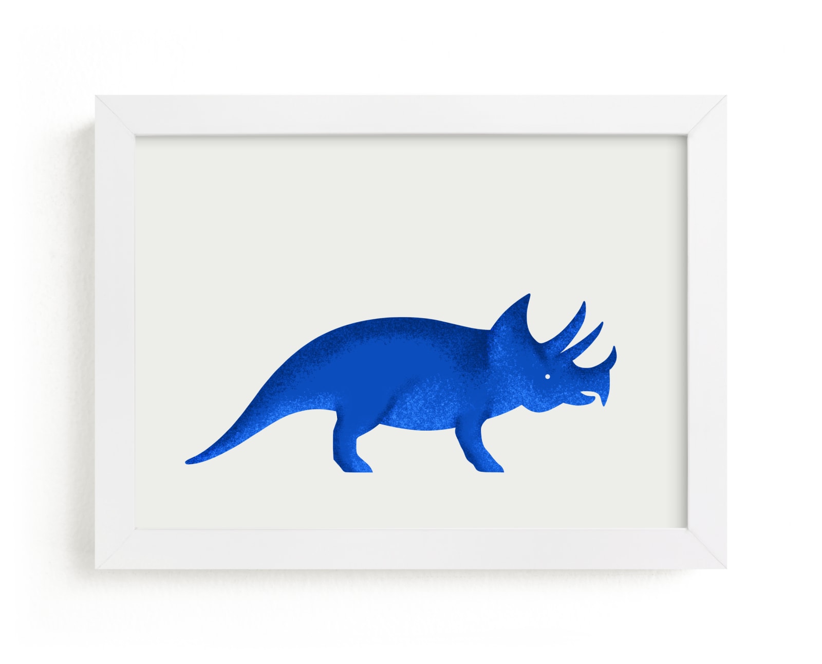 "Dinosaur Triceratops" - Art Print by Ashley Presutti Beasley in beautiful frame options and a variety of sizes.