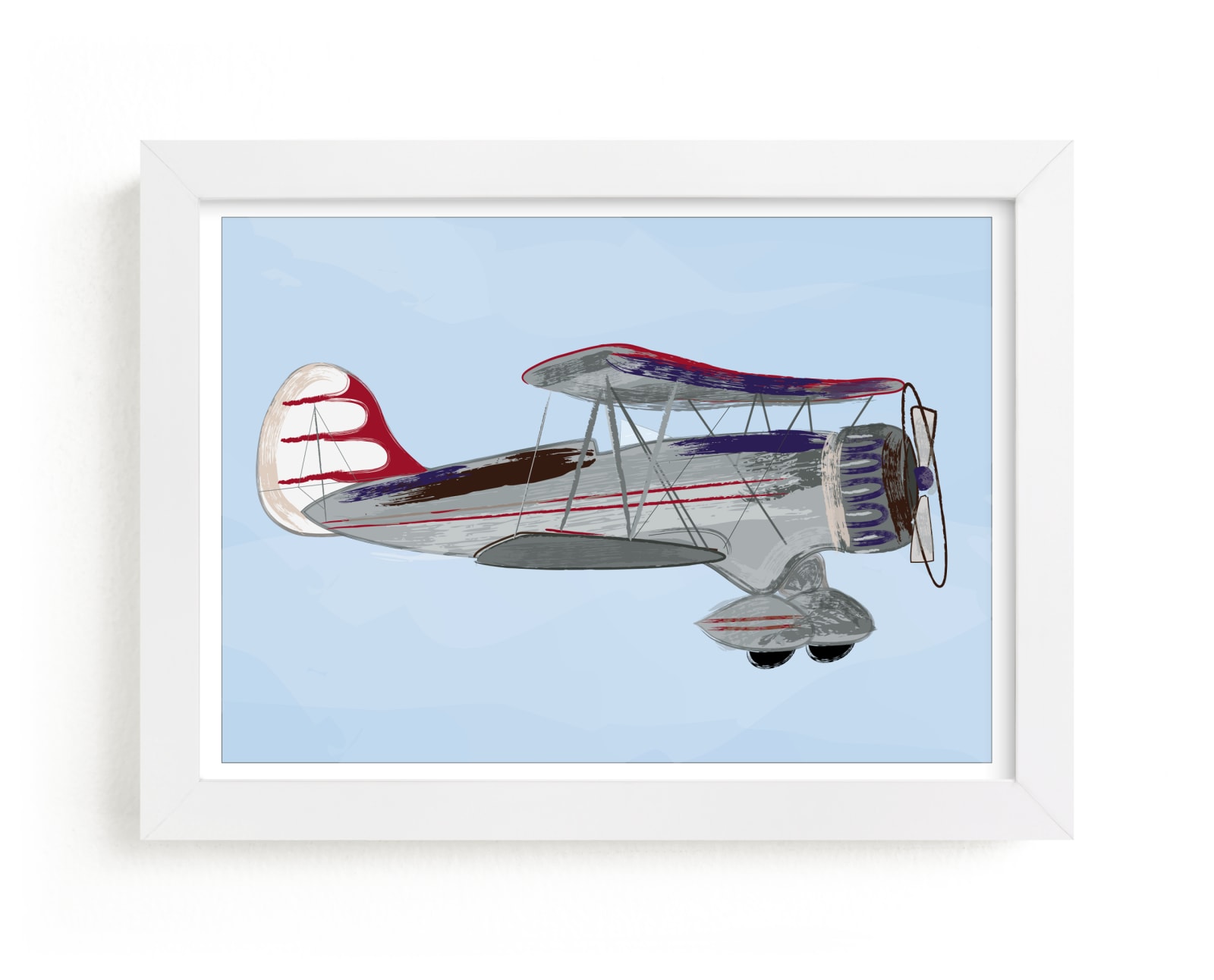 "Aviation Airplane 1" - Art Print by Rebecca Marchese in beautiful frame options and a variety of sizes.