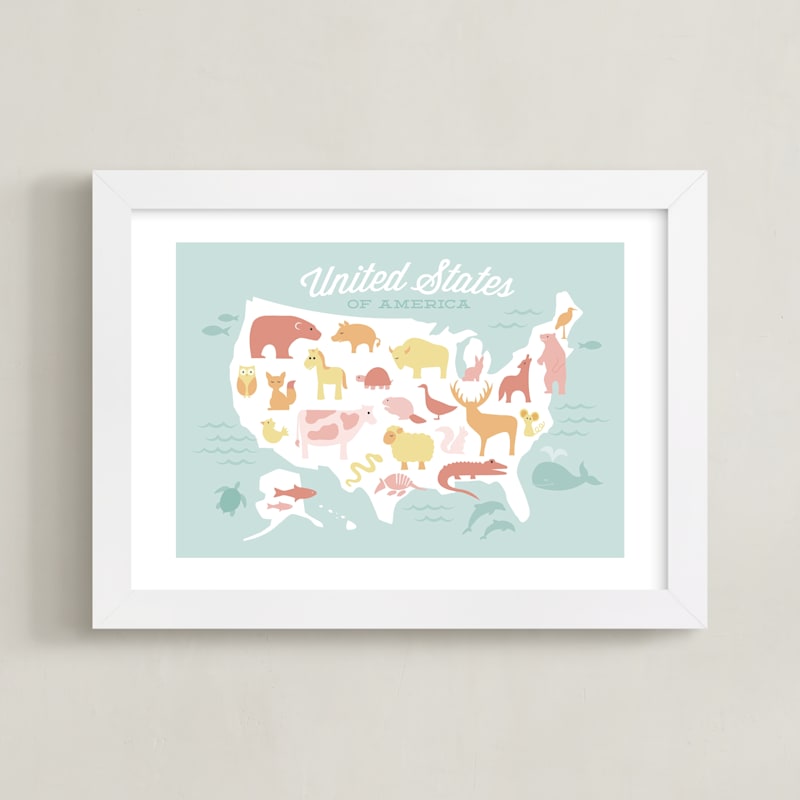 Animal American Map