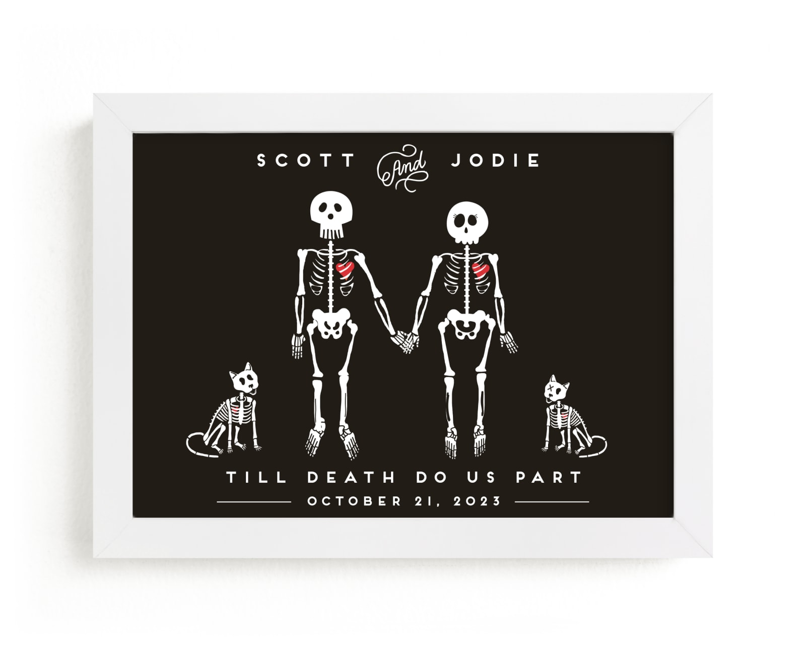 "Jodie Until Death" by Katie Zimpel in beautiful frame options and a variety of sizes.