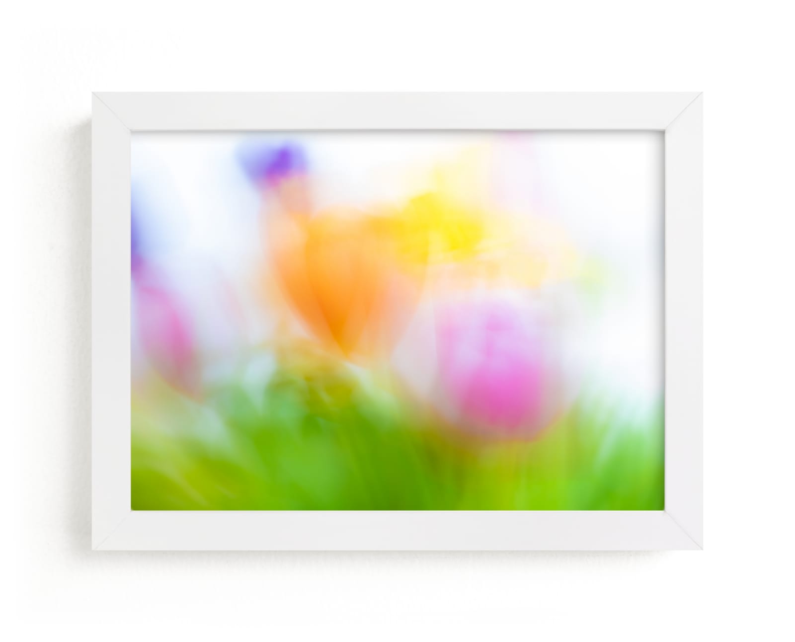 "Abstract Tulips 3" by Laura Hamm in beautiful frame options and a variety of sizes.